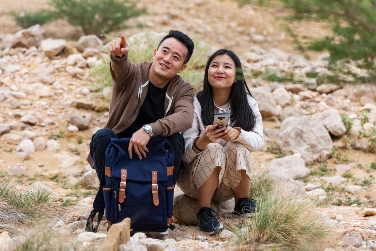 Pura Eco Retreat, Jebel Hafit Desert Park 艾因 外观 照片