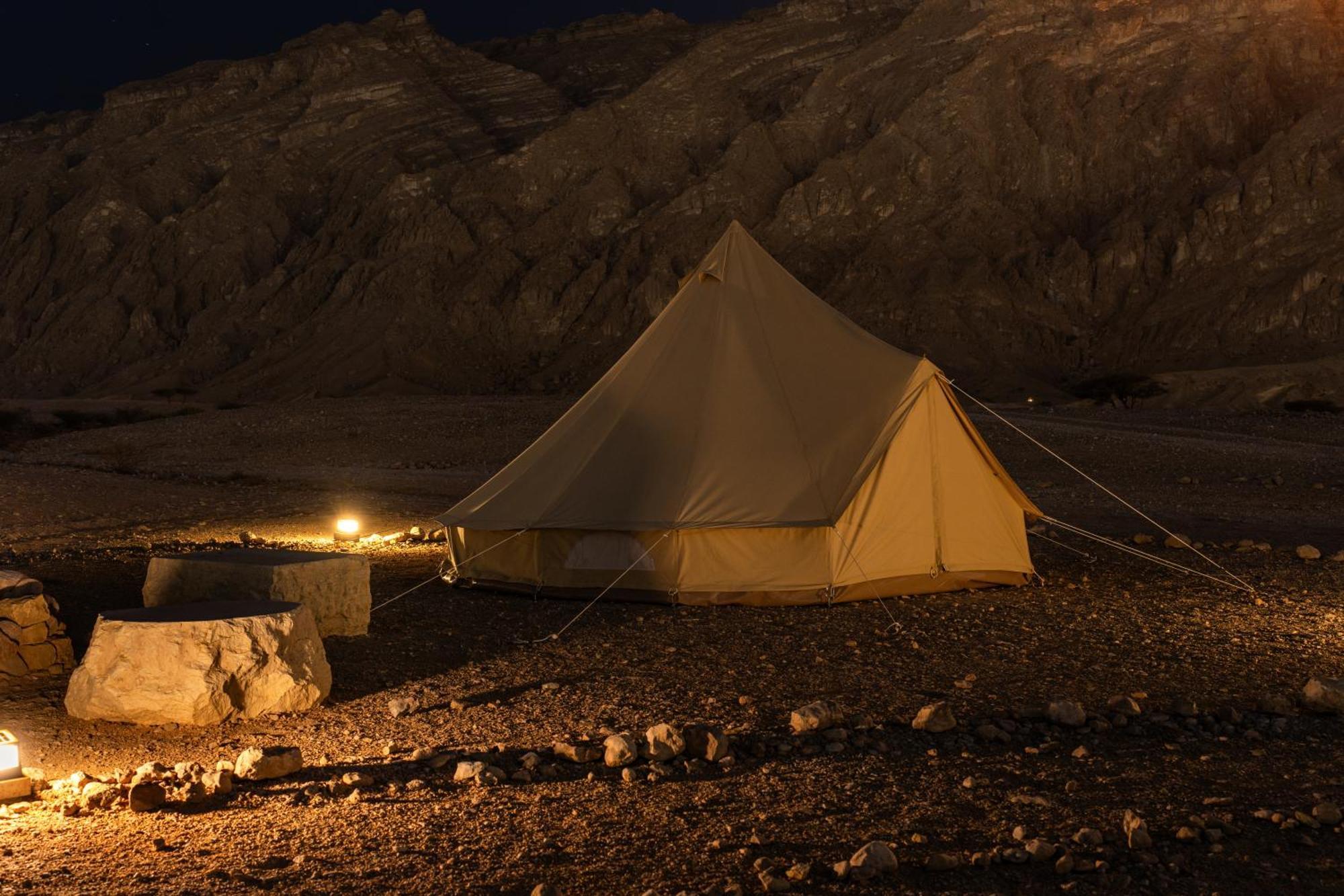 Pura Eco Retreat, Jebel Hafit Desert Park 艾因 外观 照片