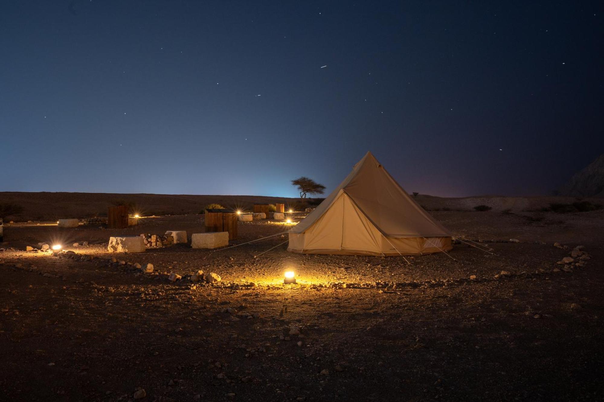 Pura Eco Retreat, Jebel Hafit Desert Park 艾因 外观 照片