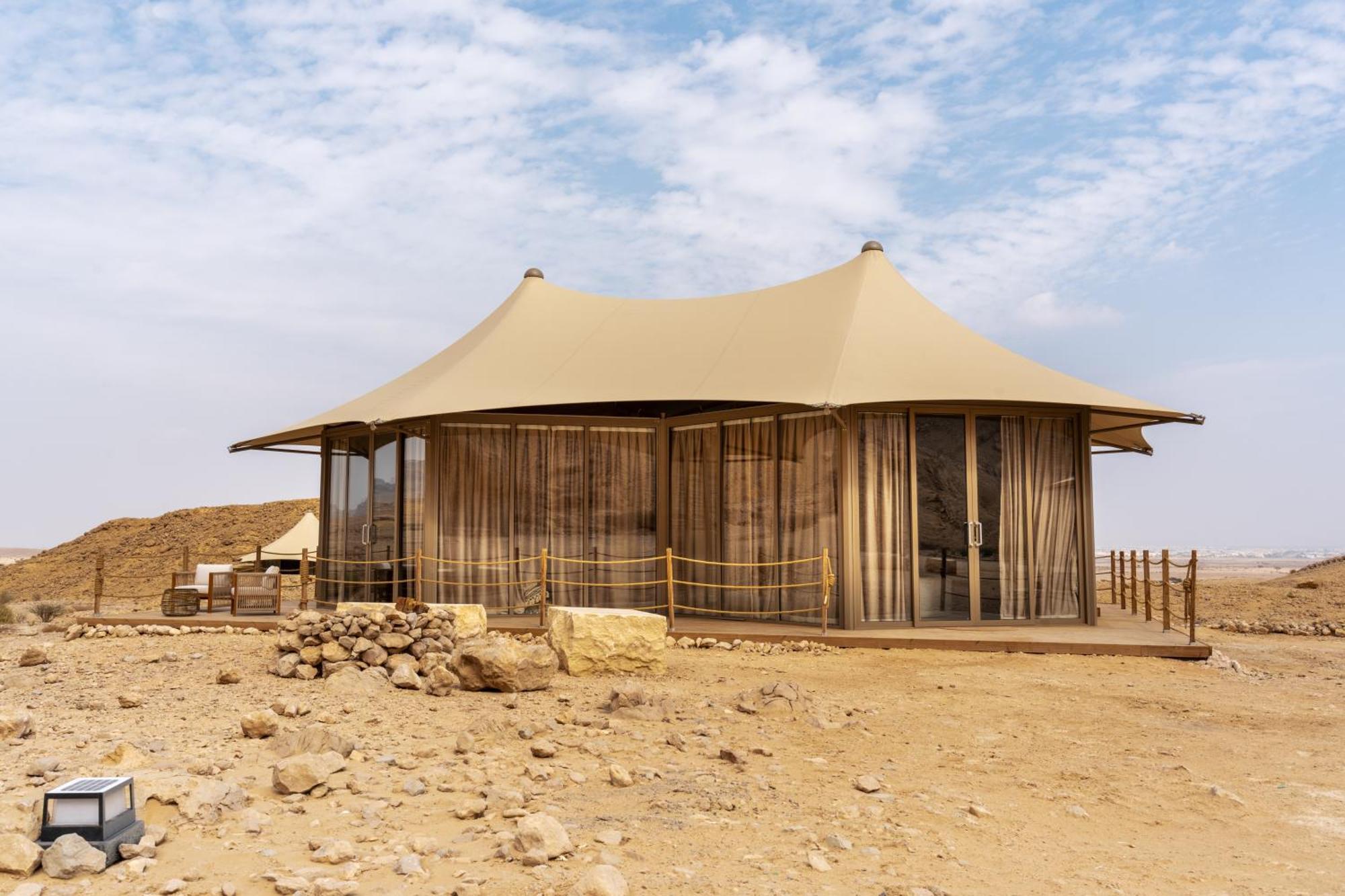 Pura Eco Retreat, Jebel Hafit Desert Park 艾因 外观 照片