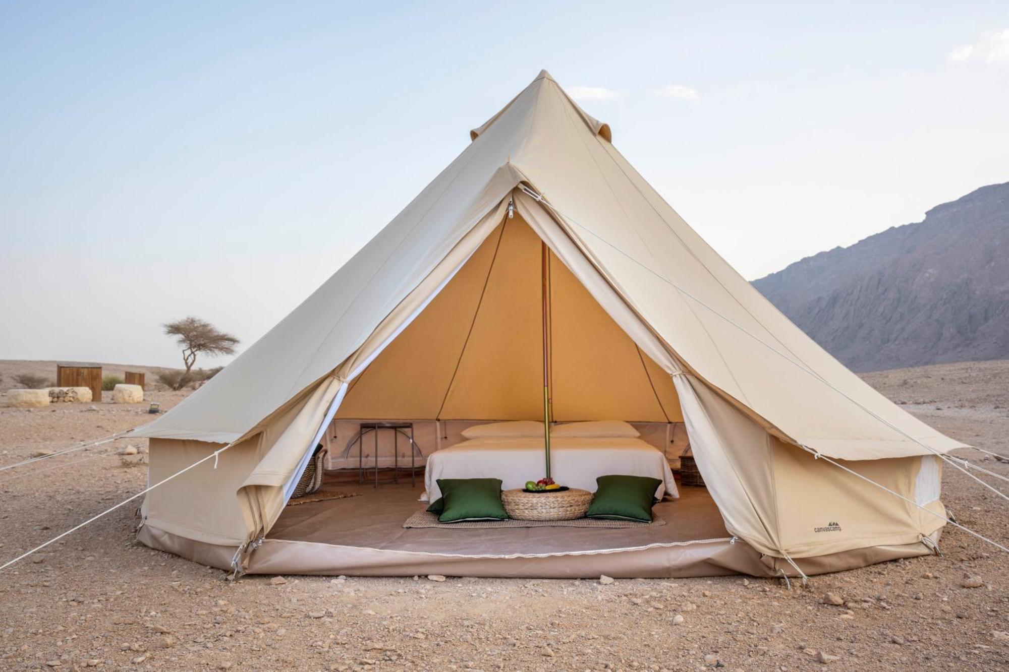 Pura Eco Retreat, Jebel Hafit Desert Park 艾因 外观 照片