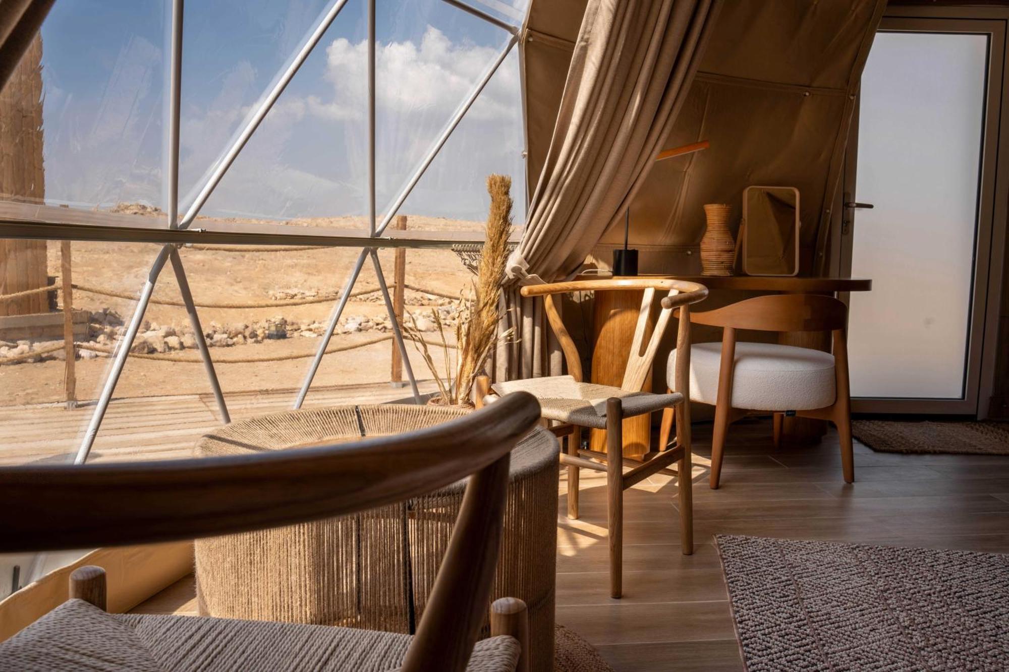 Pura Eco Retreat, Jebel Hafit Desert Park 艾因 外观 照片