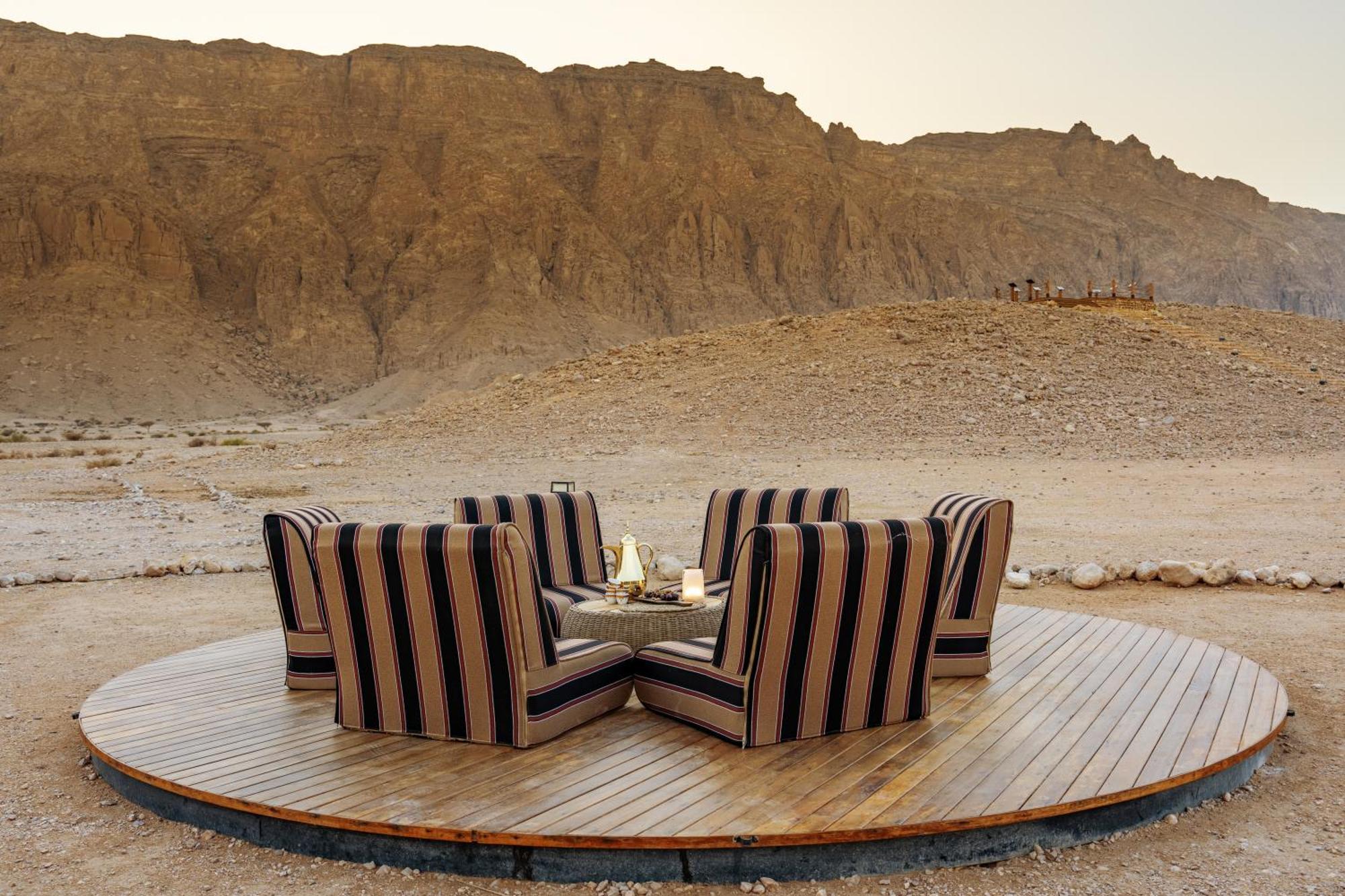 Pura Eco Retreat, Jebel Hafit Desert Park 艾因 外观 照片