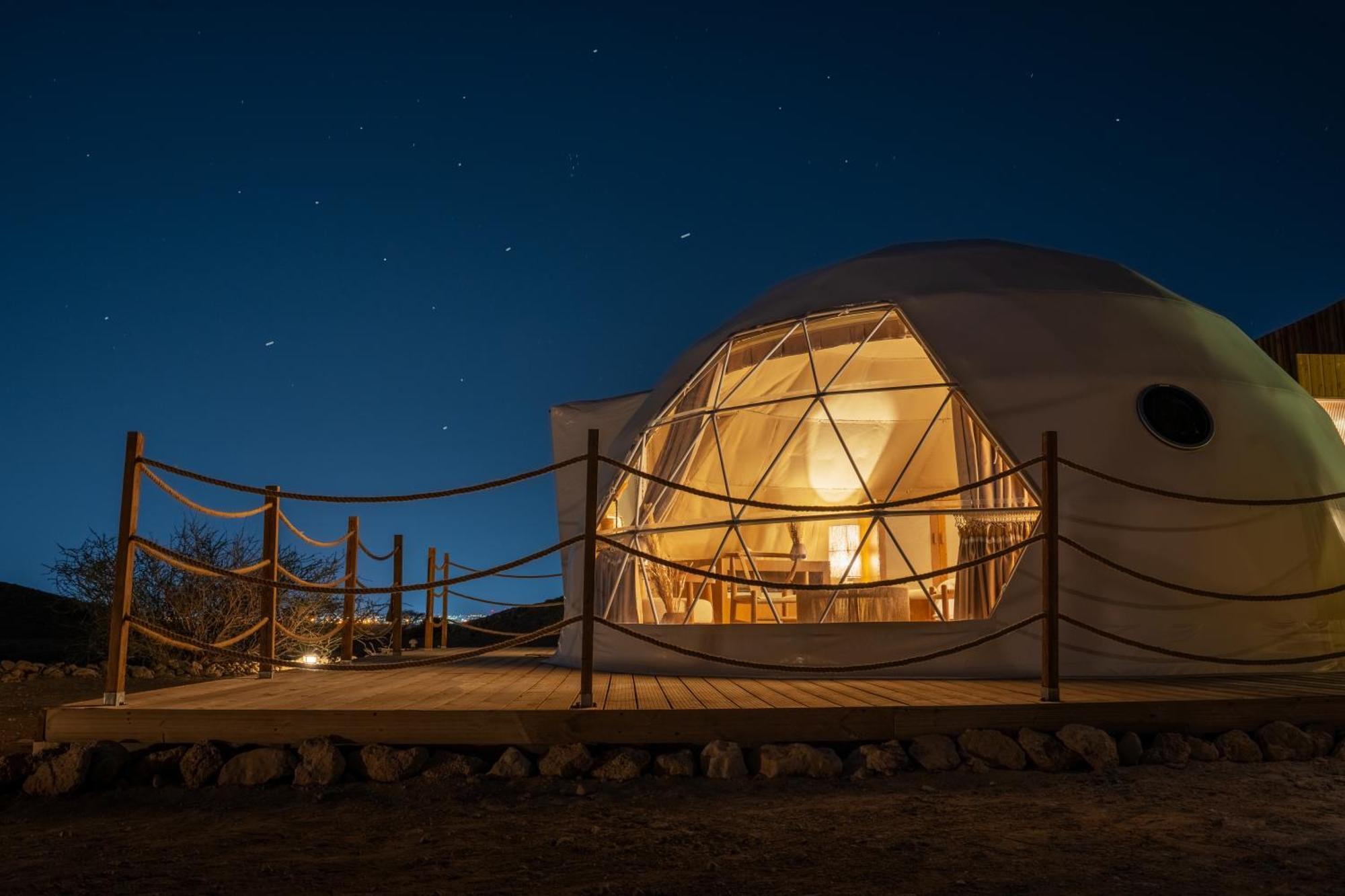 Pura Eco Retreat, Jebel Hafit Desert Park 艾因 外观 照片