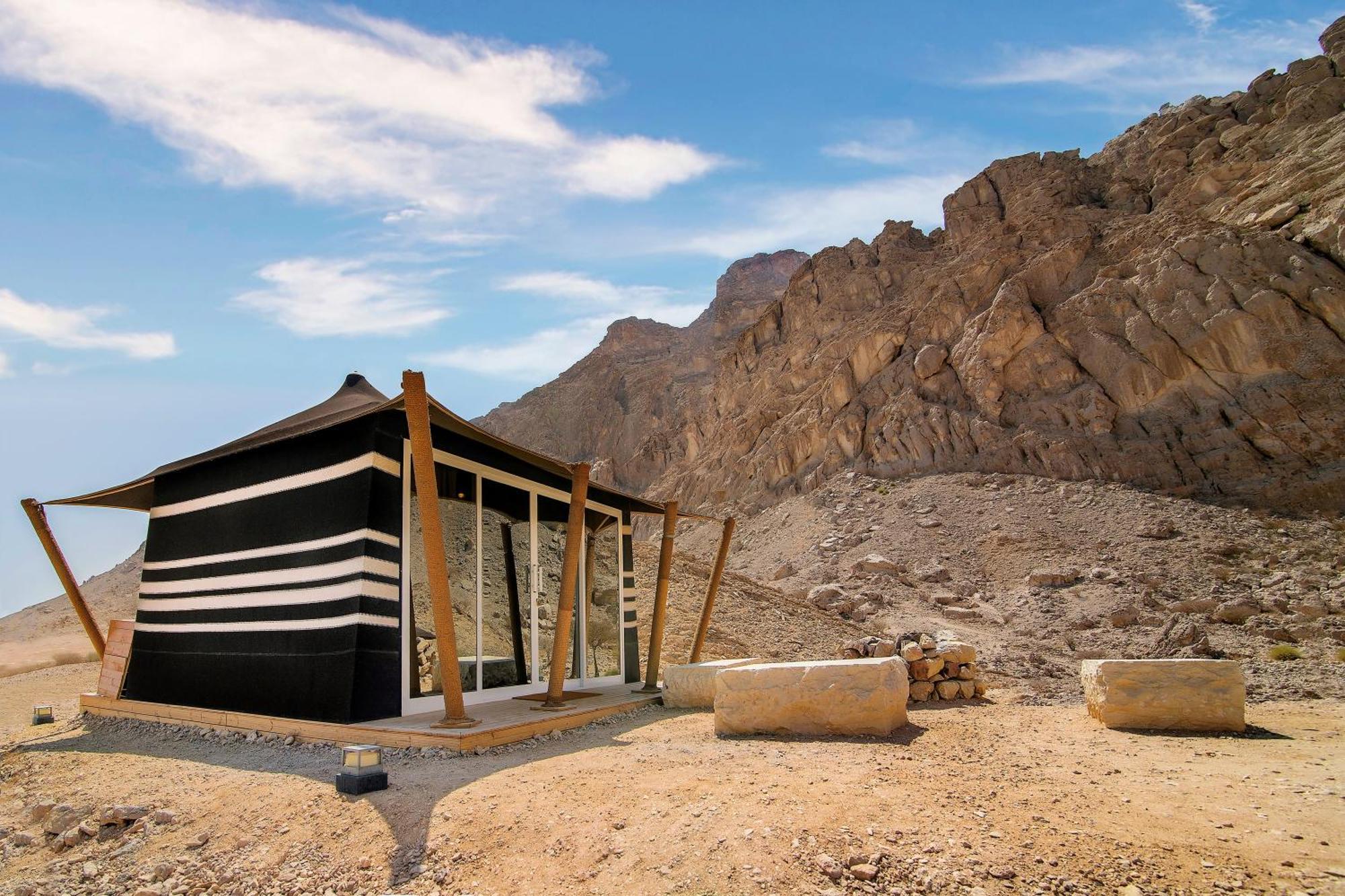 Pura Eco Retreat, Jebel Hafit Desert Park 艾因 外观 照片